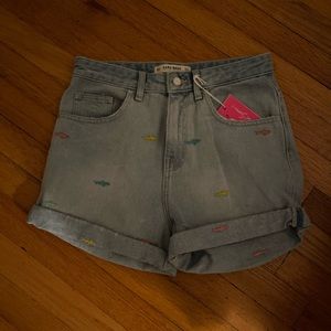 Zara Denim Maui and Sons Shark Shorts